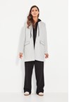 WEBSTER COAT - silver