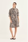 ACROBAT SERPENT NORI DRESS - print