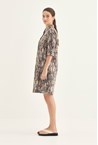 ACROBAT SERPENT NORI DRESS - print
