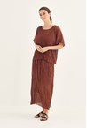 COURTNEY SKIRT - coffee
