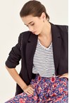 VANESSA BLAZER - black