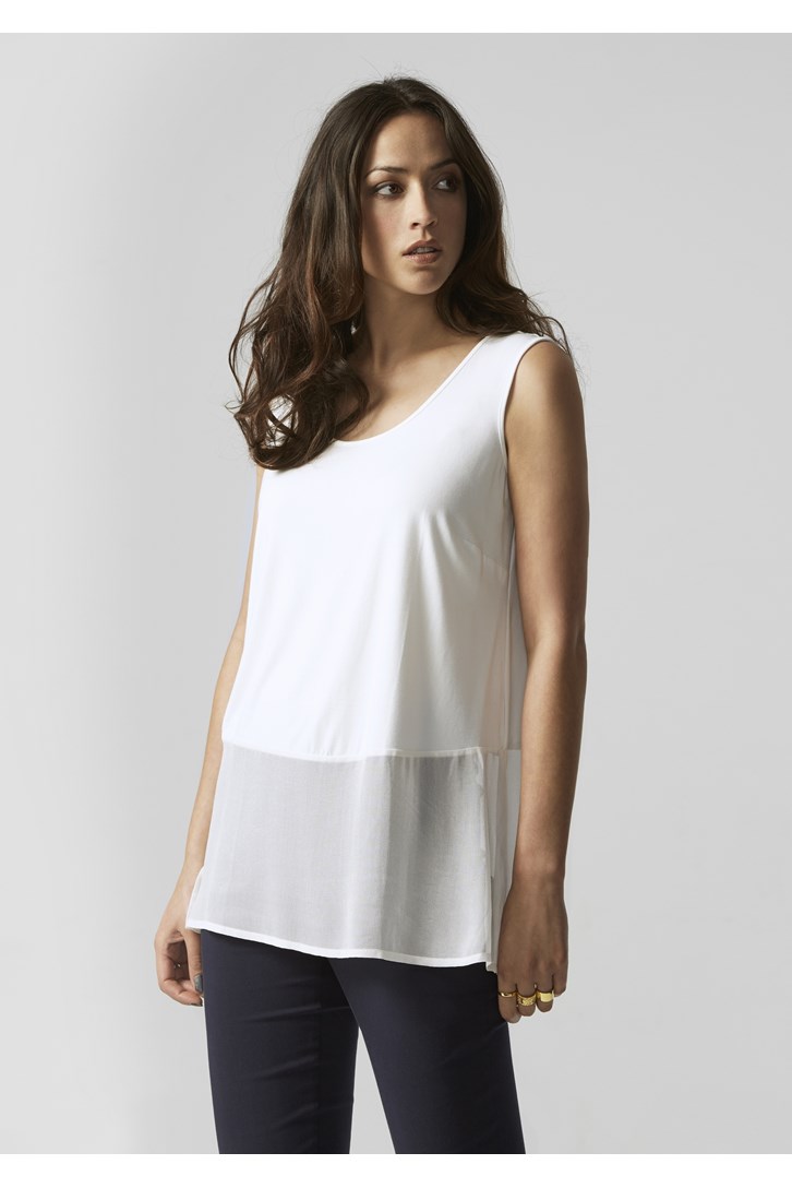 HUDSON TANK MIXED FABRICS VISC SPDX KNIT