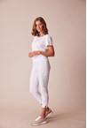 L.T.L. JOGGER PANT - white