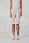LTL CUFFED SHORT - almond