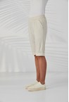 LTL CUFFED SHORT - almond