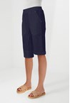 L.T.L. CUFFED SHORT - navy