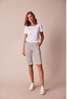 L.T.L. CUFFED SHORT - stone