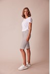 L.T.L. CUFFED SHORT - stone