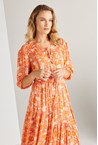 DAISY DRESS - tangerine