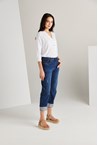 LEGAL WIDE LEG JEAN - indigo