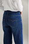 LEGAL WIDE LEG JEAN - indigo
