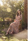 MADRAS DRESS - terracotta