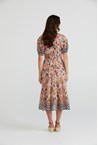 MADRAS DRESS - terracotta