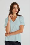ZOE TOP - seafoam