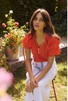 MARA TOP - tangerine