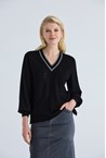 BLOSSOM SWEATER - black