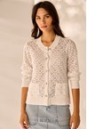 LIBERTY CARDI - ivory