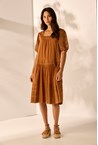 THORN DRESS - cigar