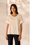 ALBY TOP - ivory