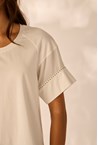 ALBY TOP - ivory