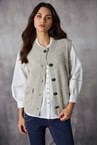 LOFT VEST - oat