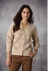TRELLIS CARDI - honey