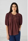 CHANTILLY TOP - berry