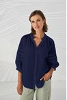 SPIRAL SHIRT - sapphire