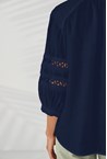 SPIRAL SHIRT - sapphire