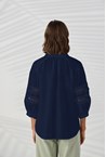 SPIRAL SHIRT - sapphire