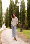 SCALLOP JEAN - bleached