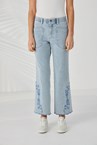 SCALLOP JEAN - bleached