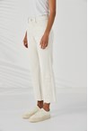SCALLOP JEAN - ivory