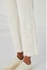 SCALLOP JEAN - ivory