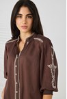 CHLOE SHIRT - cocoa