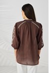 CHLOE SHIRT - cocoa