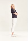 ACROBAT EYELET PANT - white