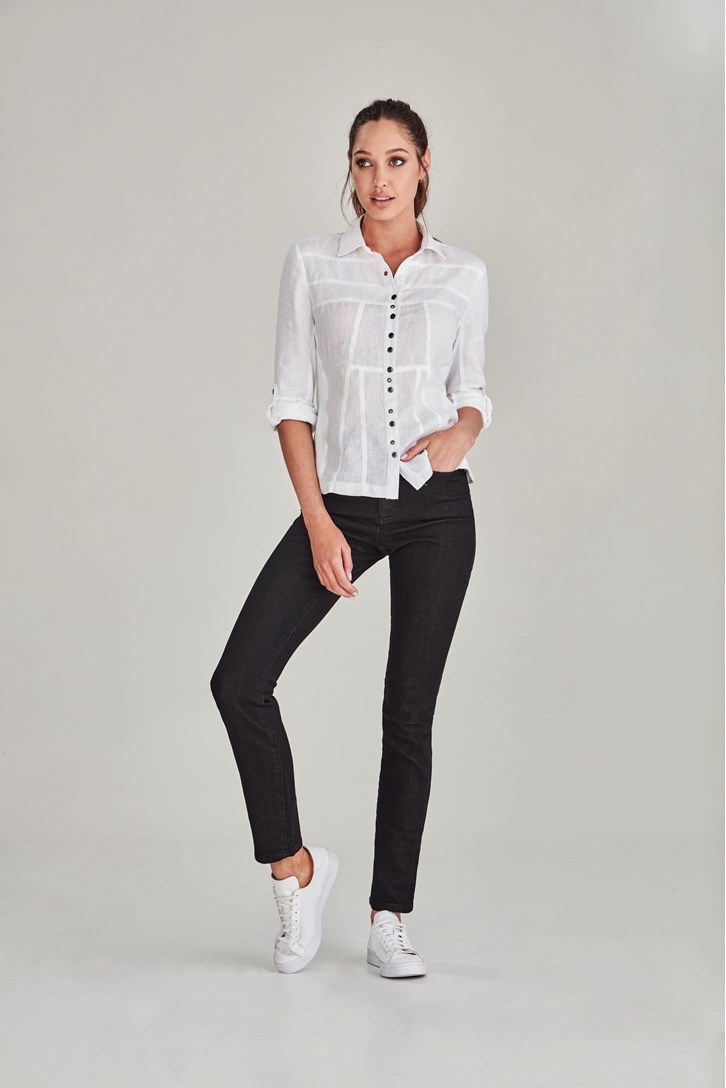 SCRIPT JEAN CTN POLY ELASTANE STCH DENIM