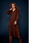 STRIKE SKIRT - chocolate