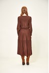 STRIKE SKIRT - chocolate
