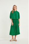 STRIKE SKIRT - emerald
