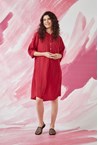 STRIKE DRESS - raspberry