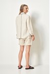 FRILL SHORT - sand