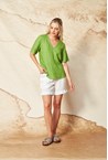 FRILL SHORT - white