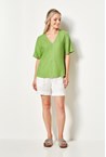 FRILL SHORT - white
