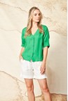 FRILL SHORT - white