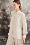 DEMURE SHIRT - champagne