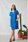 JOANNA DRESS - cobalt
