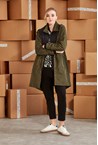 STARGAZE COAT - olive