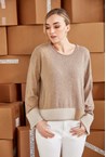LOOM SWEATER - latte